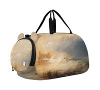 J. M. W. Turner Sac de sport à porter avec motif Venice Dogana San Giorgio Maggiore pour garçons et tout-petits, Wreckers Coast Sea J. M. W. Turner peinture, Classique