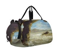 J. M. W. Turner Sac de sport à porter avec motif Venice Dogana San Giorgio Maggiore pour garçons et tout-petits, Eugène Delacroix Peinture Naufrage Côte, Classique