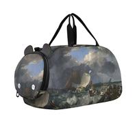 J. M. W. Turner Sac de sport à porter avec motif Venice Dogana San Giorgio Maggiore pour garçons et tout-petits, J. M. W. Turner imprime le paysage marin de Calais Pier, Classique