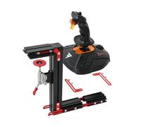 J-Pein The Steel Support de Bureau pour Les systèmes de Joystick, accélérateur et hotas. Prend entièrement en Charge Presque Tous Les appareils de contrôle de la Carte SIM de vol. (Non Inclus)