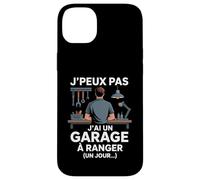 J’Peux Pas j’AI Un Garage à Ranger Humour Père Bricoleur Coque pour iPhone 14 Plus