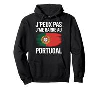 J’Peux Pas J’Me Barre Au Portugal Humour Portugais Drapeau Sweat à Capuche