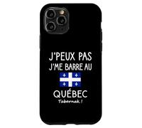 J’Peux Pas j’me Barre au Québec Humour francophone expatriés Coque pour iPhone 11 Pro