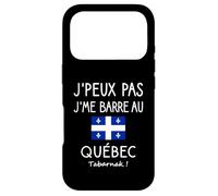 J’Peux Pas j’me Barre au Québec Humour francophone expatriés Coque pour iPhone 17 Pro