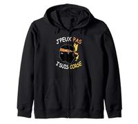 J’Peux Pas j’suis Corse - Fierté Corsu Humour Corsica Sweat à Capuche