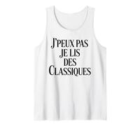J’peux pas je lis des classiques lecteur lettré lecture Débardeur