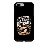 J Peux Pas Je suis en Retraite Plage Vacances Coque pour iPhone 7 Plus/8 Plus