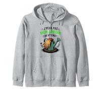 J’Peux Pas Mon Jardin m’Attend Cadeau drôle Jardinage Sweat à Capuche