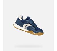 Geox J Rann-e Boy A Basket, Bleu Marine Lt Ivoire, 37 EU