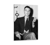 J. Robert Oppenheimer Poster 4 œuvres d'art sur toile Décoration murale encadrée sans cadre 60 x 90 cm