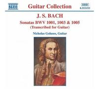 J.S. バッハ:無伴奏ヴァイオリン・ソナタ(ギター編) BWV 1001, 1003, 1005 (ゴルセス)