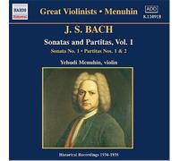 J.S. バッハ:無伴奏ヴァイオリンのためのソナタとパルティータ BWV1001, 1002, 1004 (メニューイン)(1934 - 1935)