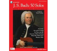 J.S. Bach – 50 solos pour guitare classique – Partitions (tablature) + CD