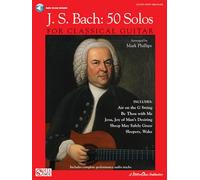 J.S. Bach - 50 Solos for Classical Guitar. Comprend Enregistrement(s) en ligne