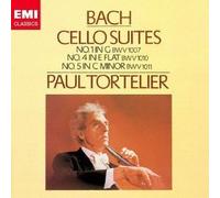 J.S.BACH: CELLO SUIT NO.1, 4, 5(ltd.) by Paul Tortelier
