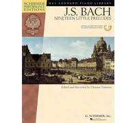 Partitions classique HAL LEONARD BACH J S - NINETEEN LITTLE PRELUDES + CD - PIANO SOLO Piano G
