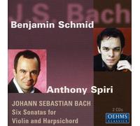 J.S. Bach - Six Sons For Vn & Hpd [Compact Discs]