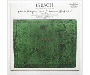 J.S. Bach: Sixteen Piano Pieces From The Notenbuchlein Fur Anna Magdalena Bach (No. 2), Eighteen Little Preludes For Piano [LP]