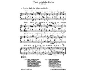 J.S. Bach und seine Schule - Neu entdeckte Choral- und Lieds tze aus der Bach-Sammlung des Chr.Fr. Penzel (1780). Erstausgabe. 32 S tze in Klaviernotation mit oder ohne Singstime(n),