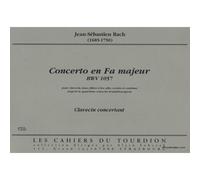 J.S. - Concerto En Fa Majeur, Bwv 1057 - Pie De Clavecin