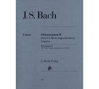 J.S. - Flute Sonatas, Volume Ii (3 Sonatas Ascribed To J. S. - With Violoncello P)