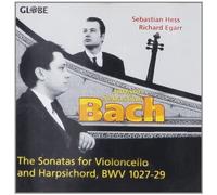 J.S. / Hess / Egarr Bach Sonatas Violoncello & Harpsichord (CD)