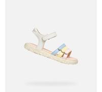 Geox Sandales fille J Sandal Haiti Girl Blanc Multicolore Taille 28