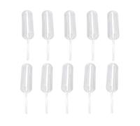 J Shop Pipettes jetables en Plastique 4ml, 50 pièces, Pipettes de Transfert à Presser pour Cupcakes aux Fraises crème glacée Compte-Gouttes de Laboratoire au Chocolat