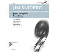 J. snidero : jazz conception bass lines - recueil + cd