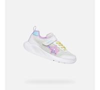 Baskets Geox J Sprintye Girl J55FWA pour 25 Blanc
