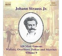 J. Strauss Jr.: 100 Most Famous Waltzes Vol 9 by Various [Compact Disc] NEUF