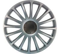 J-Tec Jeu de 4 enjoliveurs Grand Prix 16-inch argent