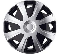 J-Tec Jeu de 4 enjoliveurs Mistral Van 16-inch Argent/Noir (sphère)