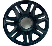 J-Tec Jeu de 4 enjoliveurs Nascar 15-inch Noir