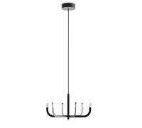 J-us Suspension Configuration A Lampe à suspendre Luceplan - LUCEPLAN JUS A09-A SCHWARZ