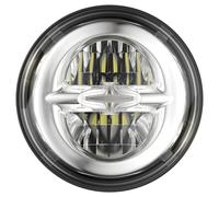 J.W.SPEAKER Insert de phare LED 5 3/4 pouces RETRO 5,75” CHROME