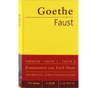 J W von Goethe Faust Der Tragodie erster und zweiter Teil Urfaust (Relié)