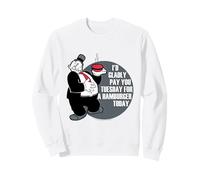 J. Wellington Wimpy Hamburger Citation Retro Comic Sweatshirt