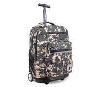 J World New York Sundance Sac à dos à roulettes pour ordinateur portable pour l'école et les voyages 50,8 cm, camouflage vert (Vert) - RBS-19 GREEN CAMO