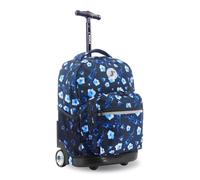 J World New York Sunrise Rolling Backpack Sac à dos loisir, 18 cm, 34.5 liters, Multicolore (Night Bloom)