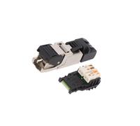J00026A2001 Fiche RJ45 PIN : 8 cat : 6a blindé plaqué or Système : 8p8c TELEG
