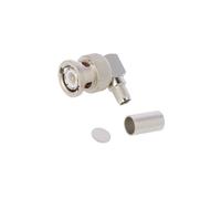 J01000A0054 Connecteur BNC mâle avec angle de 90° 50Ω pour câbles PTFE TELEGÄRTN