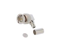J01002A1356 Connecteur BNC mâle avec angle de 90° 75Ω pour lignes PTFE TELEGÄRTN