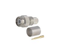 J01010A0052 Connecteur TNC mâle droit 50Ω RG214 Raccord de serrage PTFE...
