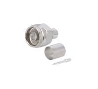 J01020A0110 Connecteur N mâle droit 50Ω RG214 Raccord de serrage PTFE TELEGÄR...
