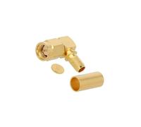 J01150A0091 Connecteur SMA mâle avec angle de 90° 50Ω B9907,KX15,RG58C/U...