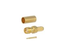J01151R0021 Connecteur SMA mâle, droit inversé 50Ω pour lignes PTFE TELEGÄRTN