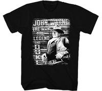 J0hn-Wayne The Legend T-Shirt Black Tee Funny Black Vintage Gift Men Colour T-Shirts à Manches Courtes(X-Large)