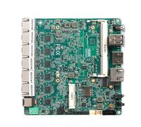 J1900/E3845 Carte mère de contrôle Industriel 6 Ports Multi-série réseau Mini routage Souple Inspection visuelle Petit hôte Industriel