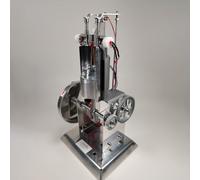 J31008 Moteur à combustion interne à essence, monocylindre à quatre temps, modèle fonctionnel pour adultes, collectionneurs et présentoirs de tiges